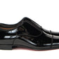 Black Alpha Male Flat Shoes