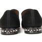 Black Marpyramidetassel Flat Shoes