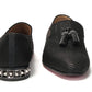 Black Marpyramidetassel Flat Shoes