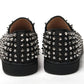 Black/Crystal Sv Version Roller 1c1s Flat Shoes