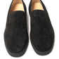 Black Boat Man Flat Veau Shoes
