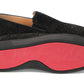 Black Boat Man Flat Veau Shoes
