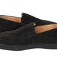 Black Boat Man Flat Veau Shoes