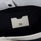 Elegant Two-Tone Leather Shopper Tote