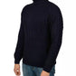 Classic Cable Knit Turtleneck Sweater