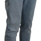 Blue Wash Slim Fit Cotton Denim Jeans