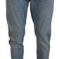 Blue Wash Slim Fit Cotton Denim Jeans
