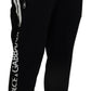 Elegant Black and White Sweatpants