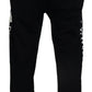 Elegant Black and White Sweatpants