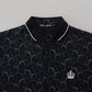 Regal Blue Cotton Polo Tee