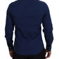 Elegant Slim Fit Denim Casual Shirt