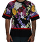 Elegant Floral Print Crewneck T-Shirt