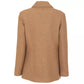 Elegant Double-Breasted Short Wool Coat