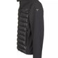 Tech Fabric Zip-Up Men's Jacket in Black