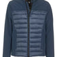 Chic Technical Fabric Men's Jacket with Zip Details