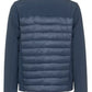 Chic Technical Fabric Men's Jacket with Zip Details