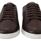 Elegant Leather Low Top Sneakers