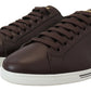 Elegant Leather Low Top Sneakers