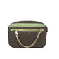Jet Set Large EW Brown Sage PVC Leather Zip Chain Crossbody Handbag