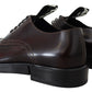 Elegant Bordeaux Lace-Up Formal Shoes