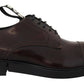 Elegant Bordeaux Lace-Up Formal Shoes