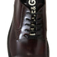 Elegant Bordeaux Lace-Up Formal Shoes
