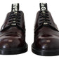 Elegant Bordeaux Lace-Up Formal Shoes