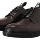 Elegant Bordeaux Lace-Up Formal Shoes