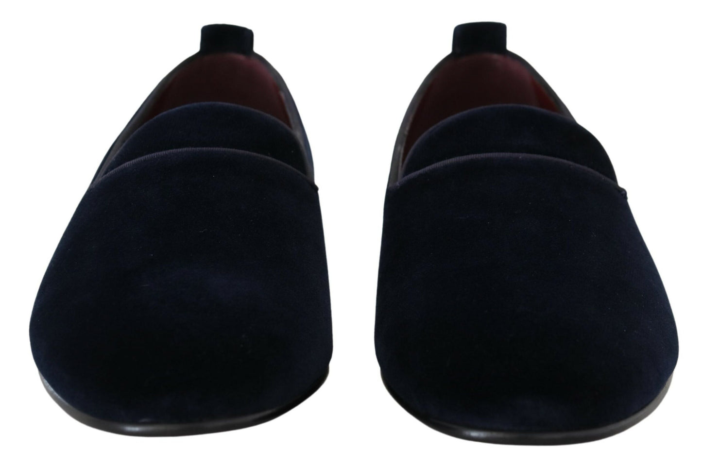 Elegant Blue Slipper Loafers Formal Footwear