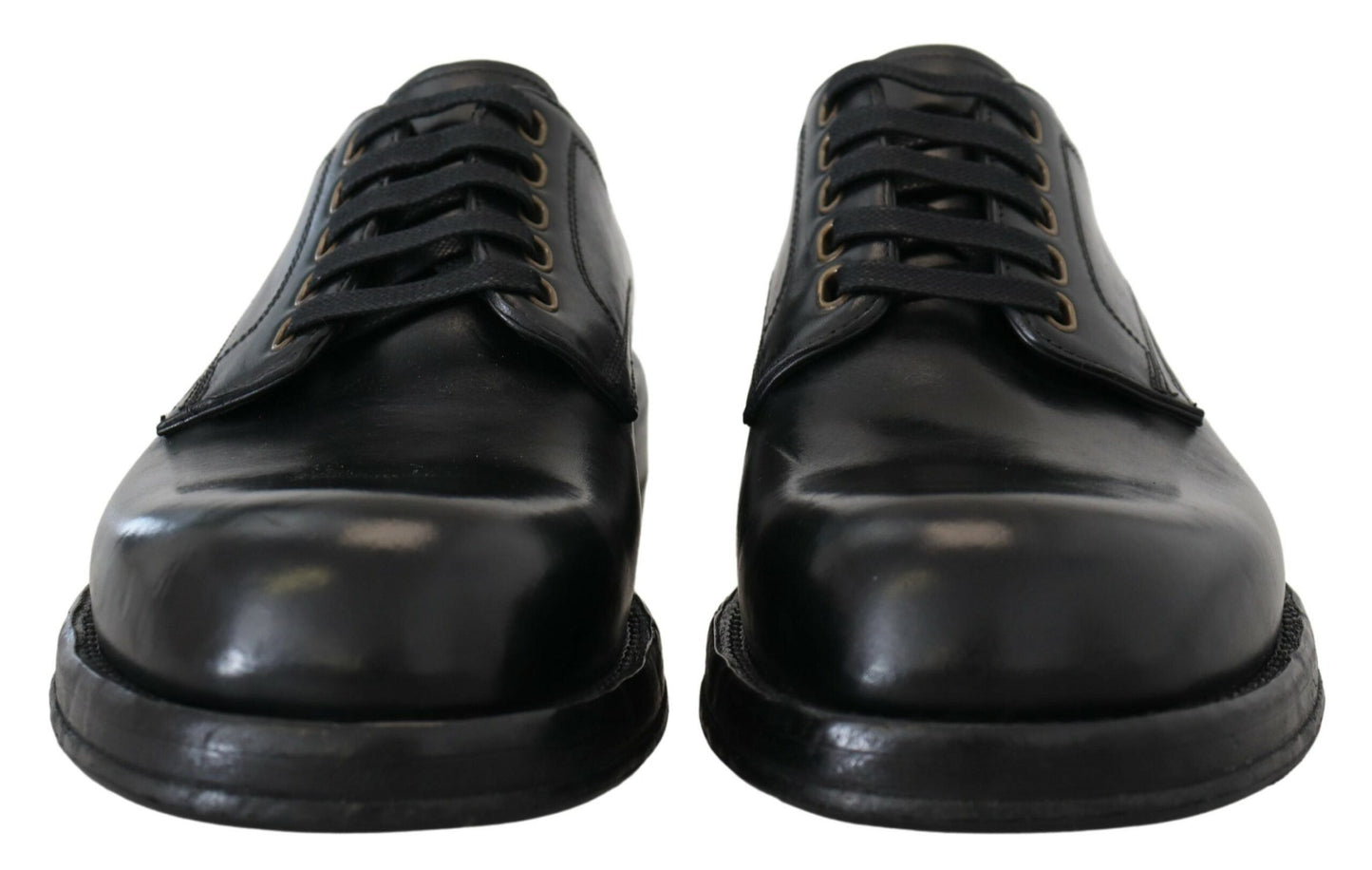 Elegant Bordeaux Leather Lace-Up Formal Shoes