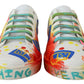 Multicolor Handpainted Low Top Leather Sneakers