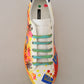Multicolor Handpainted Low Top Leather Sneakers