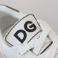 Elegant Low-Top Leather Sneakers with Silver Accents