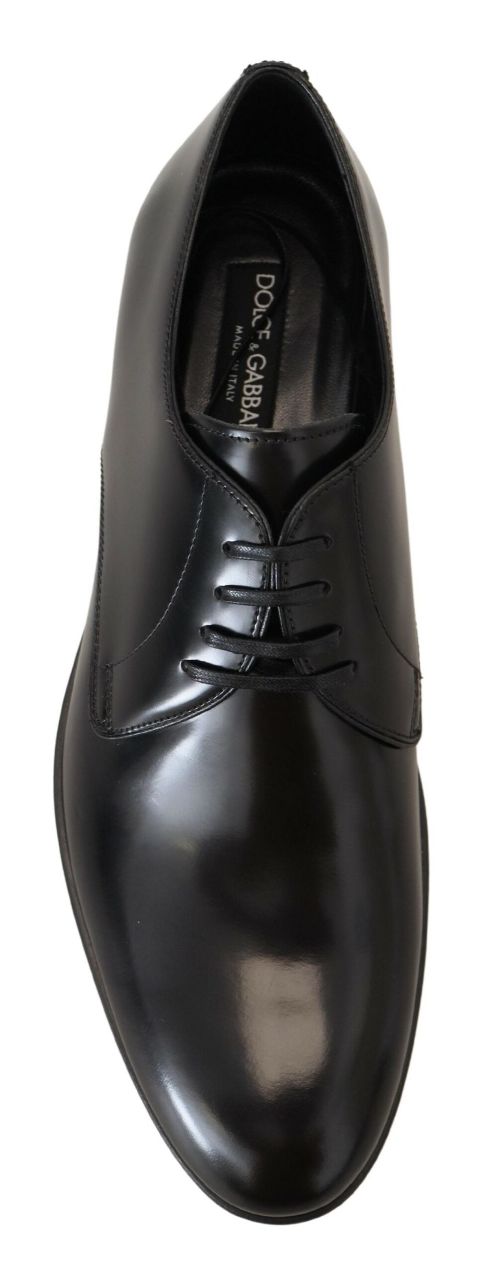 Elegant Black Leather Lace-Up Formal Shoes