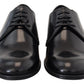 Elegant Black Leather Lace-Up Formal Shoes