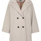 Chic White Double-Breasted Coat