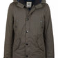 Chic Green Tech Cotton Blend Men's Jacket