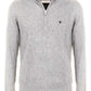 Chic Semi-Open Wool Blend High Collar Sweater