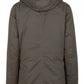 Chic Green Tech Cotton Blend Men's Jacket