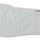 Regal Gold-Accent Leather Sneakers