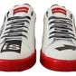 Exclusive Red & White Love Motif Sneakers