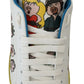 Exquisite White Leather Casual Sneakers