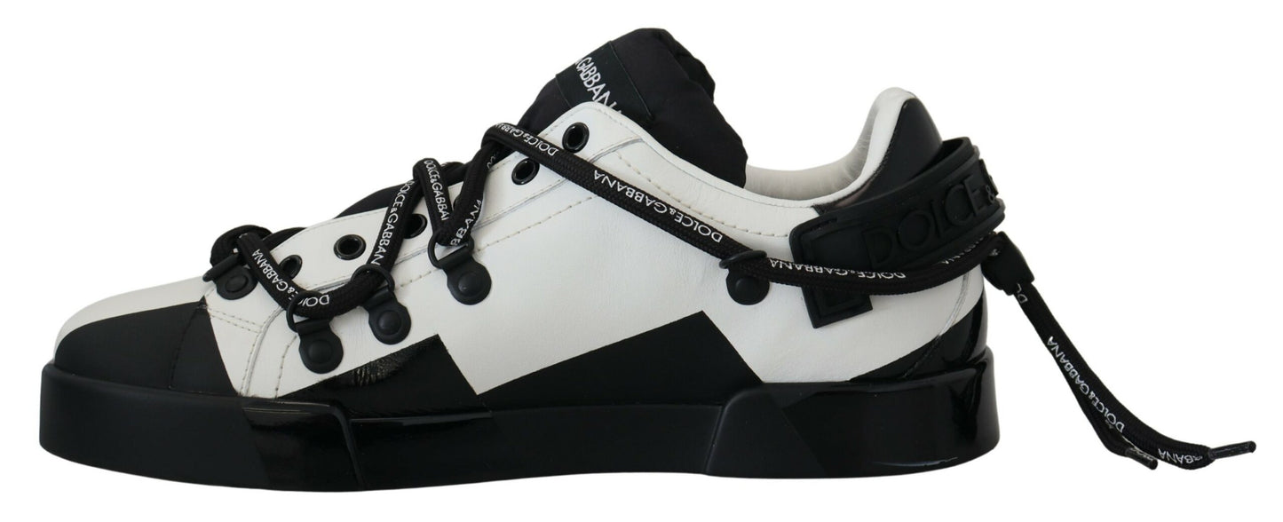 Chic Monochrome Low Top Sneakers