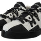 Chic Monochrome Low Top Sneakers