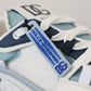 Chic Space-Inspired Sneakers in White & Blue