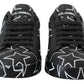 Star-Embellished Leather Low Top Sneakers