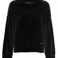 Elegant Crew Neck Wool Blend Sweater