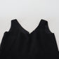 Elegant Black Lace Detail Mini Dress