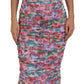 Enchanting Floral Midi Sheath Dress