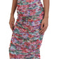 Enchanting Floral Midi Sheath Dress